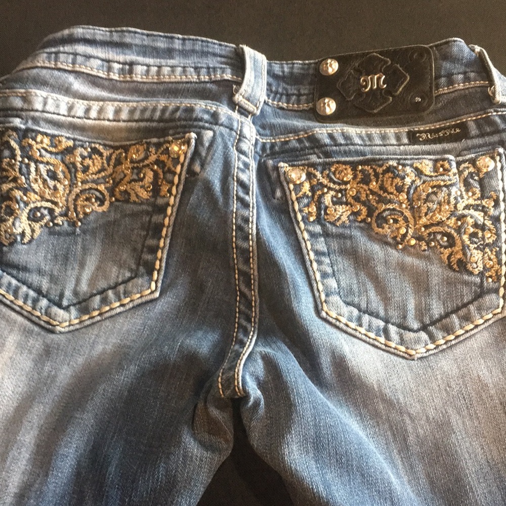 Miss me medium wash bootleg jeans